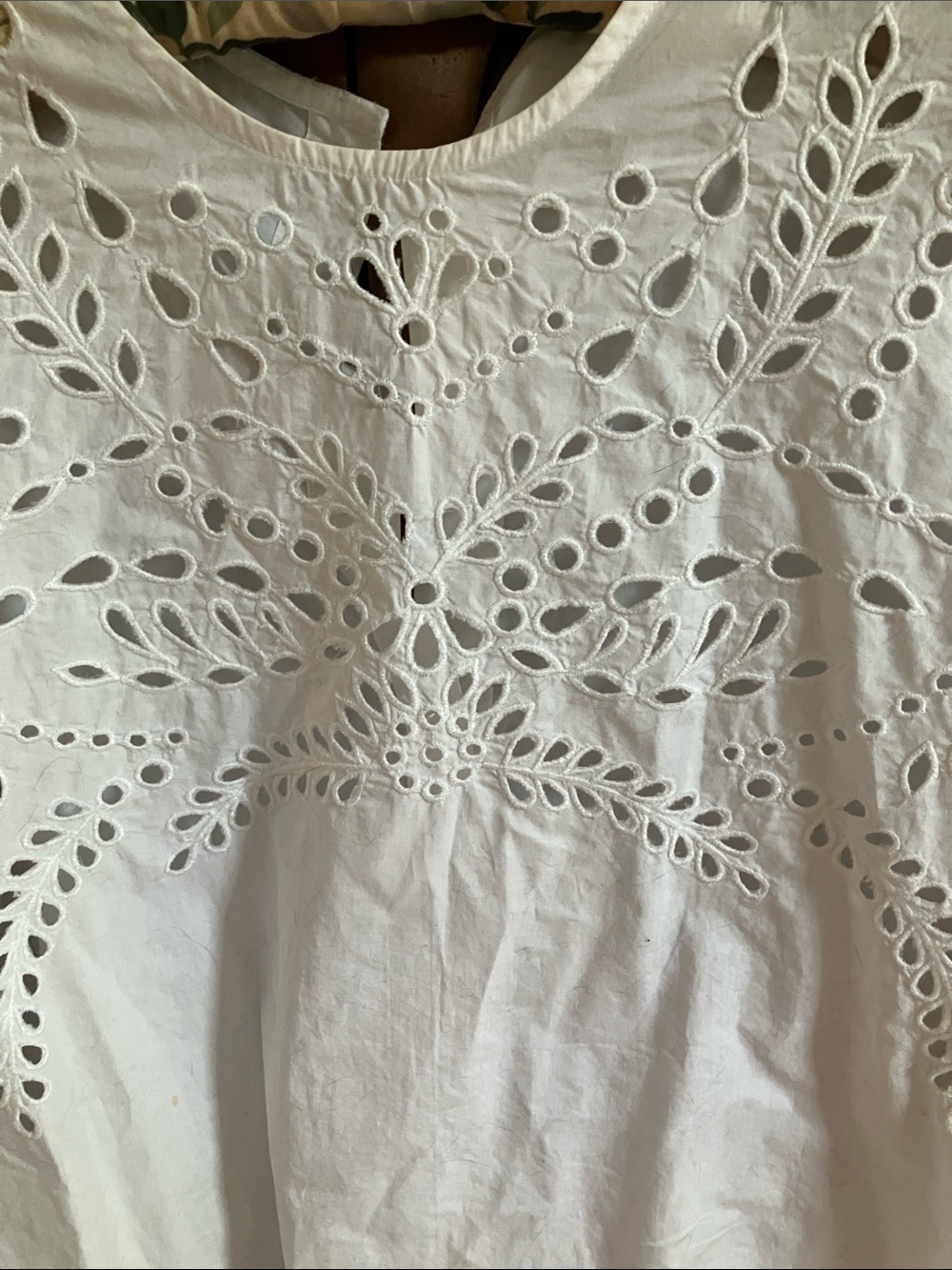 Zara White Eyelet-Cuff Cotton Button-Down Shirt